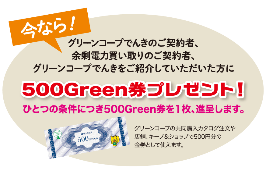 自然エネルギーのでんきを作る グリーンコープでんき